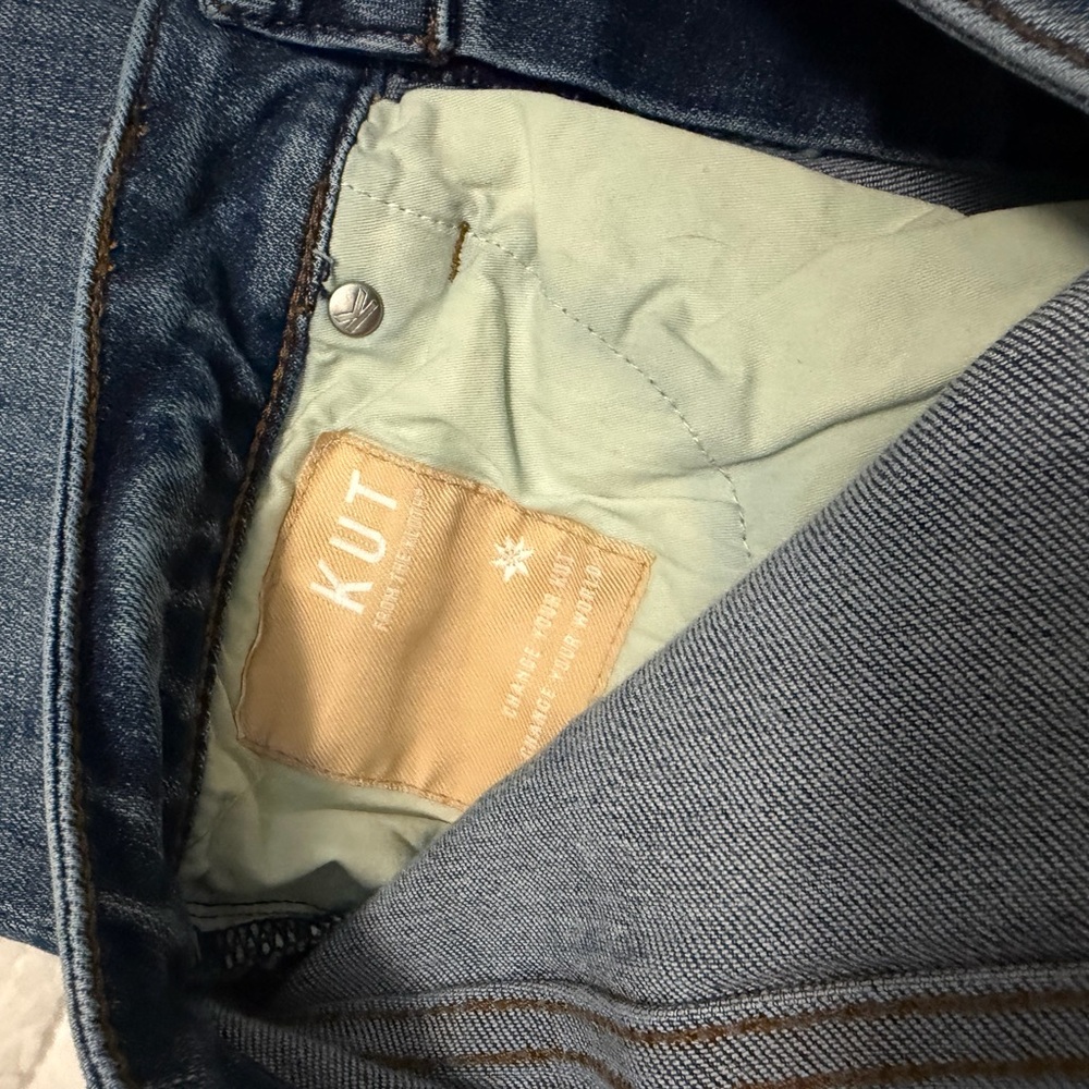 Kut from the Kloth Medium Wash Straight Leg Jeans - Picture 11 of 14
